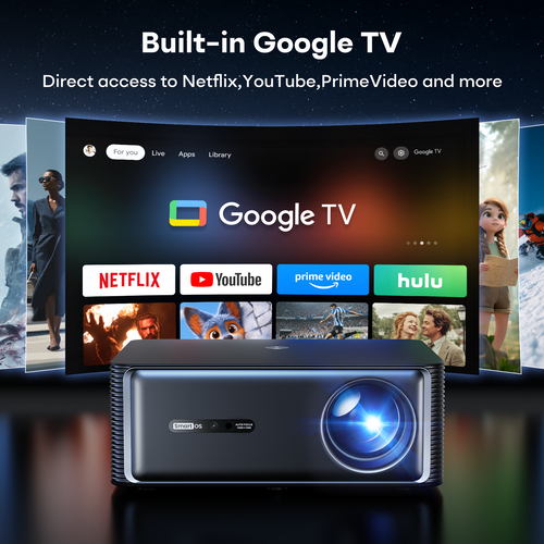 Boldever H2 Google TV Smart Projector