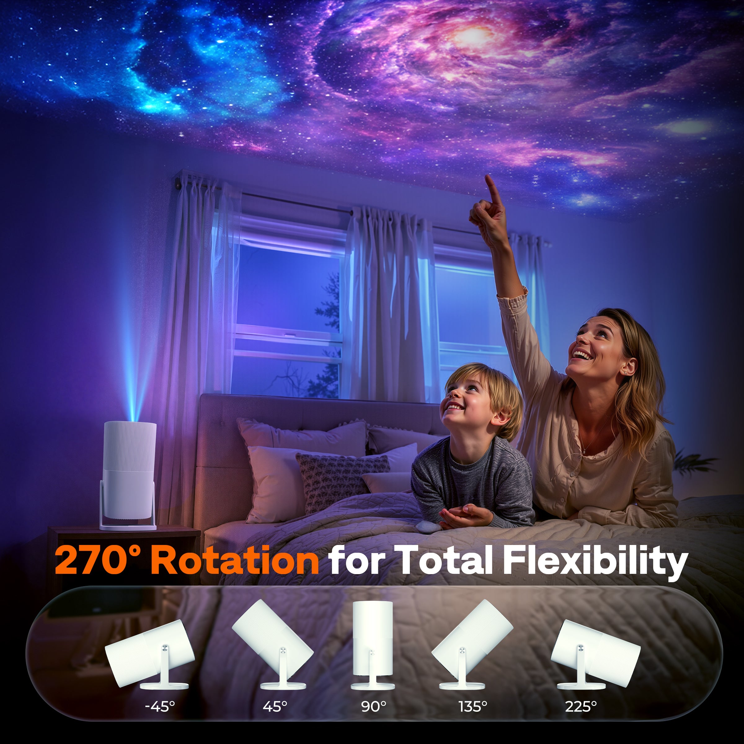 Boldever S100 Mini Smart Portable Projector